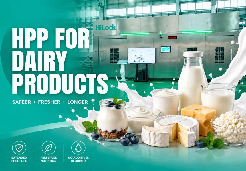 High-Pressure Sterilization Aids Dairy Processing: A New Approach to Extending Shelf Life